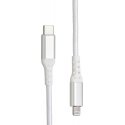 Fuj:tech Lightning - USB-C -kaapeli, 2 m, valkoinen Fuj:tech Lightning - USB-C -kaapeli, 2 m, valkoinen