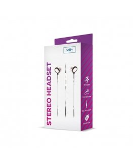 Setty wired earphones Sport white