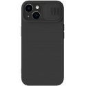 Nillkin CamShield Silky Silicone Case for iPhone 15 Plus with Camera Protector - Black