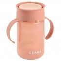 BEABA 360 DEGREE ROTATING NO-SPILL LEARNING CUP, Pink BEABA 360 DEGREE ROTATING NO-SPILL LEARNING CUP, Pink