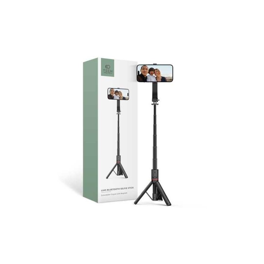 Dėklas Tech-Protect Selfie Stick trikojis MagSafe L04S, juodas – 5