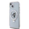 Karl Lagerfeld Ringstand Karl and Choupette MagSafe Case for iPhone 15 White Karl Lagerfeld Ringstand Karl and Choupette MagSafe Case for iPhone 15 White