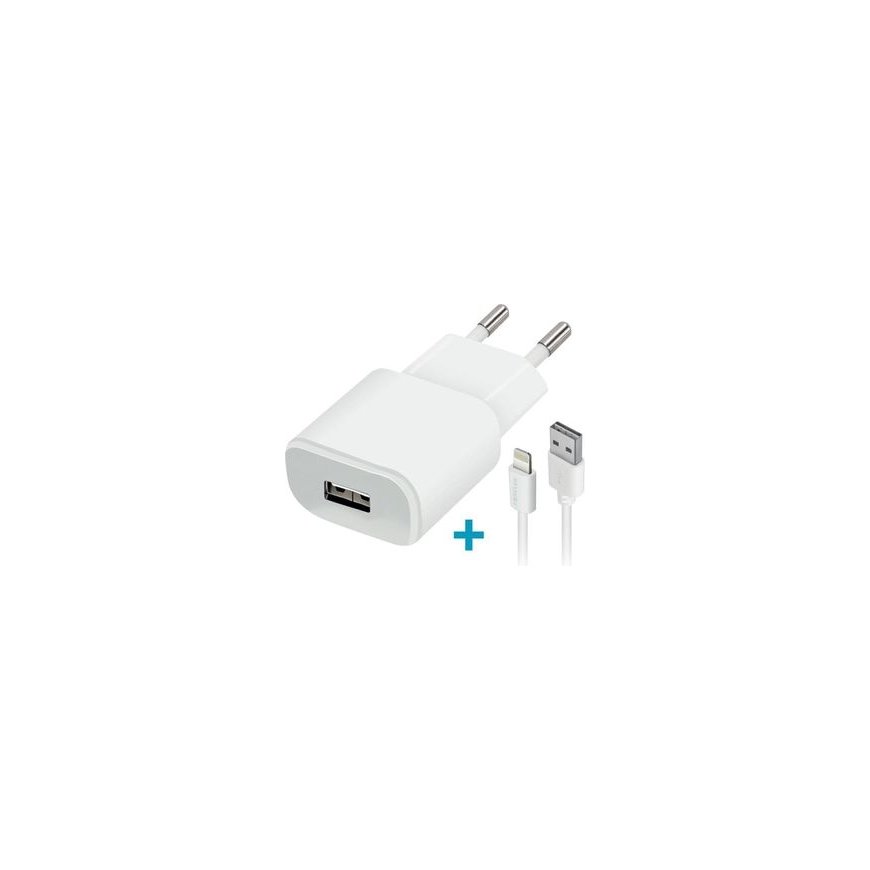 Forever TC-01 charger 1x USB 1A white + Lightning cable – 2