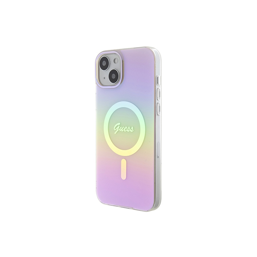 Guess MagSafe GUHMP15SHITSP Apple iPhone 15 6,1" rožinės spalvos kietasis dėklas – 2