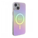 Guess MagSafe GUHMP15SHITSP Apple iPhone 15 6,1" rožinės spalvos kietasis dėklas Guess MagSafe GUHMP15SHITSP Apple iPhone 15 6,1" rožinės spalvos kietasis dėklas
