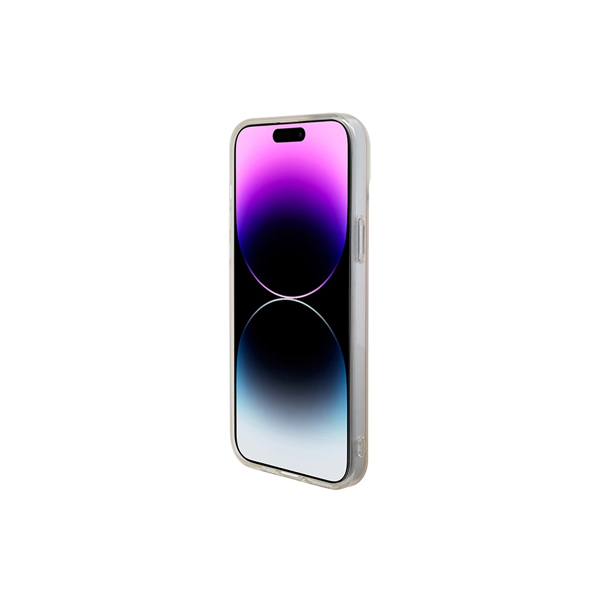 Guess MagSafe GUHMP15SHITSP Apple iPhone 15 6,1" rožinės spalvos kietasis dėklas – 5