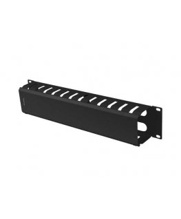 ORGANIZER HOOK 19" 2U Z ZAŚLEPKÄ TYP A Black LANBERG