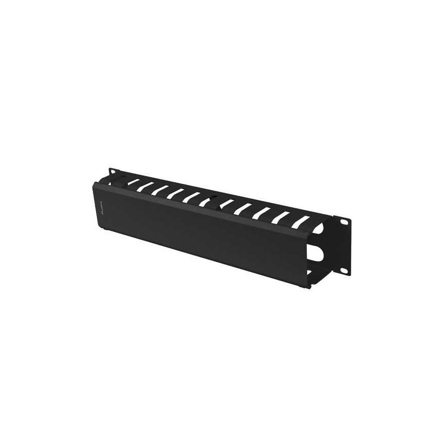 ORGANIZER HOOK 19" 2U Z ZAŚLEPKÄ TYP A Black LANBERG