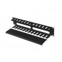 ORGANIZER KABLI 19" 2U Z ZAŚLEPKĄ TYP A Juodas LANBERG ORGANIZER KABLI 19" 2U Z ZAŚLEPKĄ TYP A Juodas LANBERG