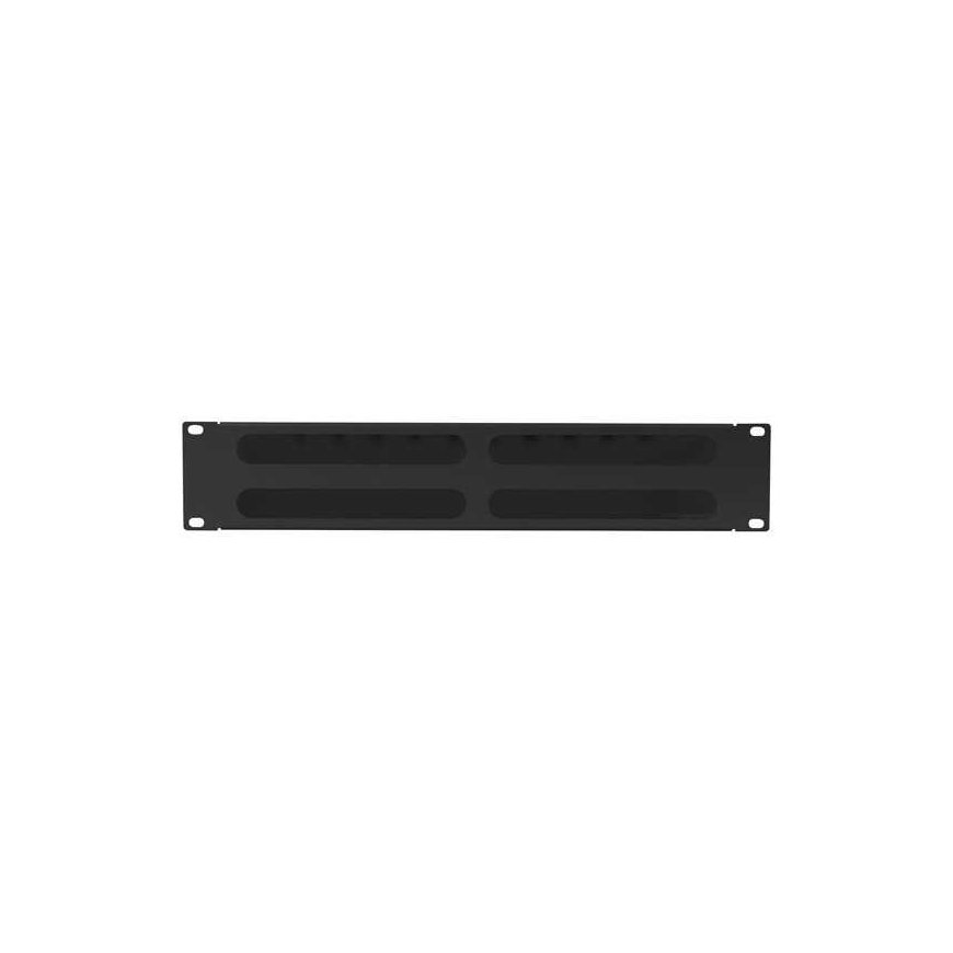 ORGANIZER HOOK 19" 2U Z ZAŚLEPKÄ TYP A Black LANBERG – 5