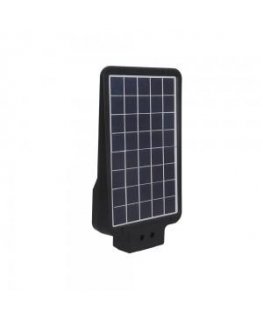 15W street lamp V-TAC, black, with solar panel, 4000K (natural white)