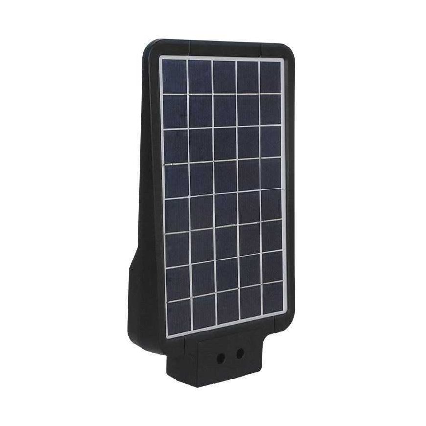 15W street lamp V-TAC, black, with solar panel, 4000K (natural white) – 4