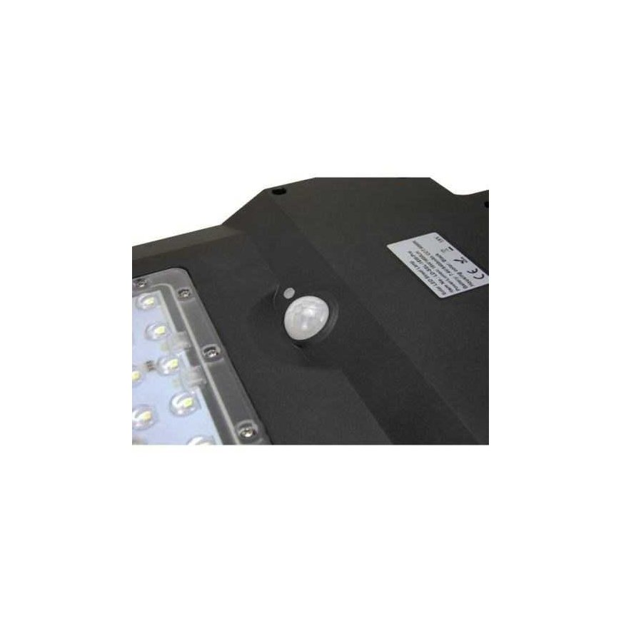15W street lamp V-TAC, black, with solar panel, 4000K (natural white) – 5