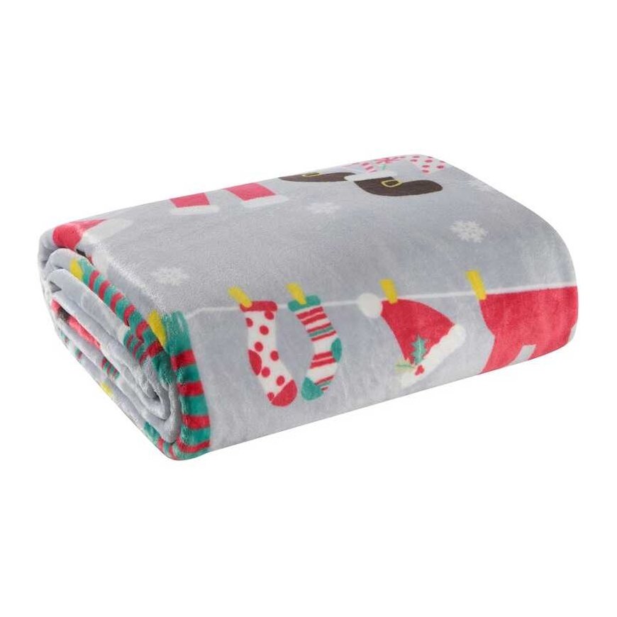 Eurofirany SW/KOC/13 150X200 SILVER+RED Blanket – 3