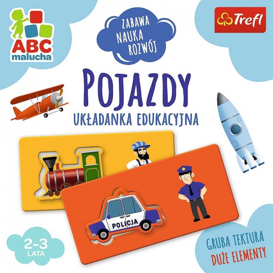 Puzzle Trefl Game ABC Toddler Vehicles – 3