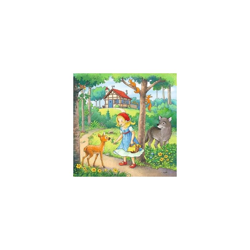 Ravensburger Rapunzel, Little Red Riding Hood, and The Frog Prince Puzle 49 pcs Komiksi – 2