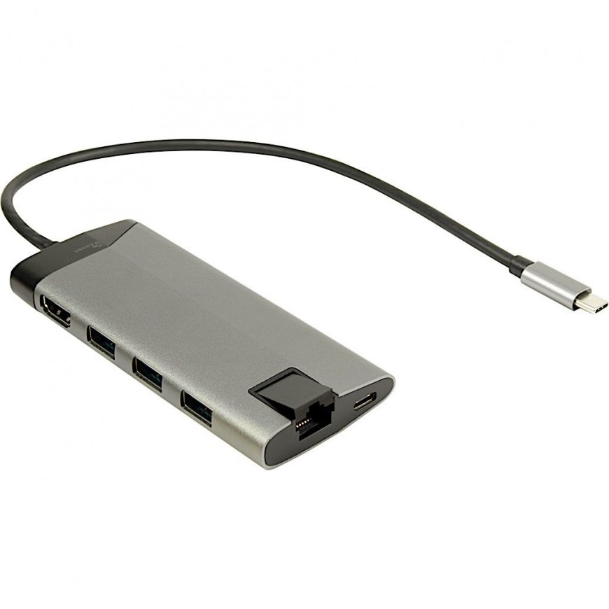 Inter-Tech GDC-802 USB 3.2 Gen 1 (3.1 Gen 1) Type-C Pelēks