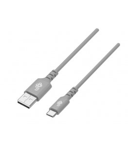 Cable USB-USB C 2m silicone grey Quick Charge