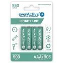 RECHARGEABLE BETTERIES 550 mAH 4 PCS. RECHARGEABLE BETTERIES 550 mAH 4 PCS.