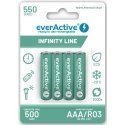RECHARGEABLE BETTERIES 550 mAH 4 PCS. RECHARGEABLE BETTERIES 550 mAH 4 PCS.