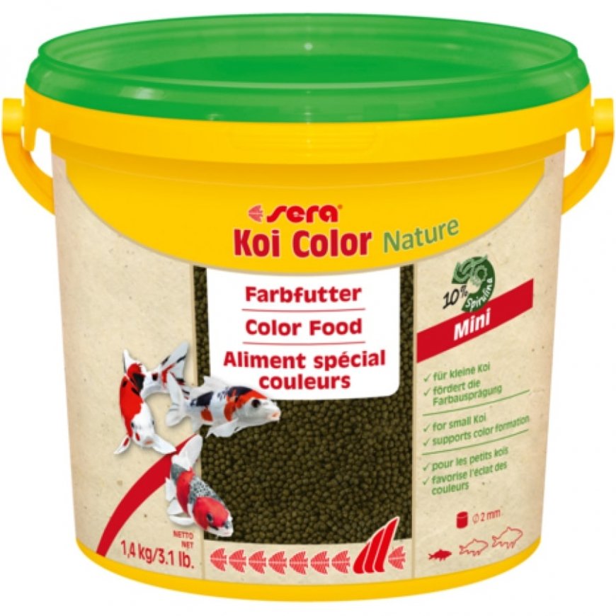 Sera Koi Color Mini 3.800 ml, granulės - pagrindinis Koi maistas – 2