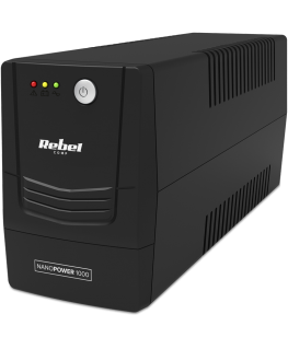 UPS REBEL computer emergency power supply model Nanopower 1000 (off-line, 1000VA / 600W, 230 V, 50Hz)