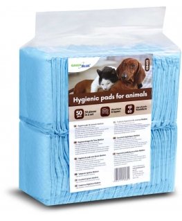 GreenBlue Podkłady/maty higieniczne for pets 40x60cm 50 pcs gb495