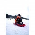 Prosperplast BIG M plastic sled for children, red Prosperplast BIG M plastic sled for children, red