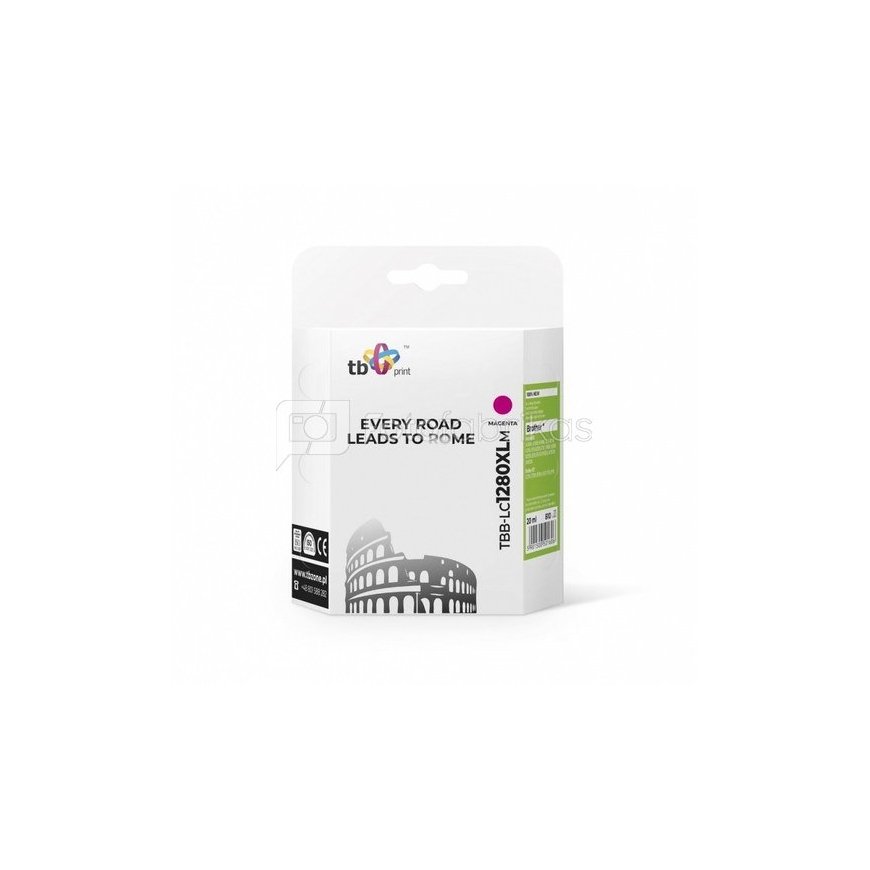 Ink for BrotherLC1280XL Magenta TBB-LC1280XLM
