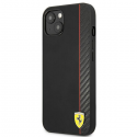 Ferrari FESAXHCP13SBK iPhone 13 mini 5.4 Black/Black On Track Carbon Stripe Hard Case Ferrari FESAXHCP13SBK iPhone 13 mini 5.4 Black/Black On Track Carbon Stripe Hard Case