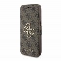Guess PU Leather 4G Metal Logo Case for iPhone 15 Pro Brown Guess PU Leather 4G Metal Logo Case for iPhone 15 Pro Brown