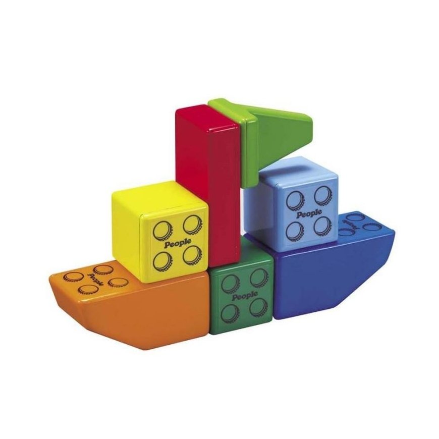 Klasikinis „People Blocks“ magnetinių kaladėlių rinkinys, 31 kaladėlė / People Blocks 31pc Set Classic – 3