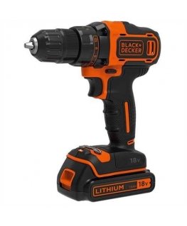 Black & Decker BD SCREWDRIVER 18V BDCDD186B 40Nm 2x1.5Ah