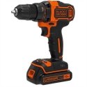 Black & Decker BD SCREWDRIVER 18V BDCDD186B 40Nm 2x1.5Ah
