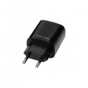 Beline Įkroviklis jungiama į tinklą 30W GaN USB-C + USB-A, juoda