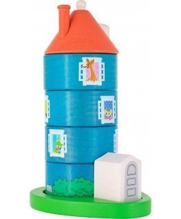 Moomin - stackable Moomin house, wooden