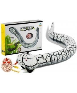 Lean Cars Remote Controlled White Snake
