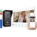 Eura Video intercom EURA VDP-42A3 GAMMA Plus, TUYA, white, Wifi, 2 inputs, reader