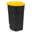Curver / Keter CURVER KOSZ NA ODPADY Juodas 110L /POKRYWA Geltona Curver / Keter CURVER KOSZ NA ODPADY Juodas 110L /POKRYWA Geltona