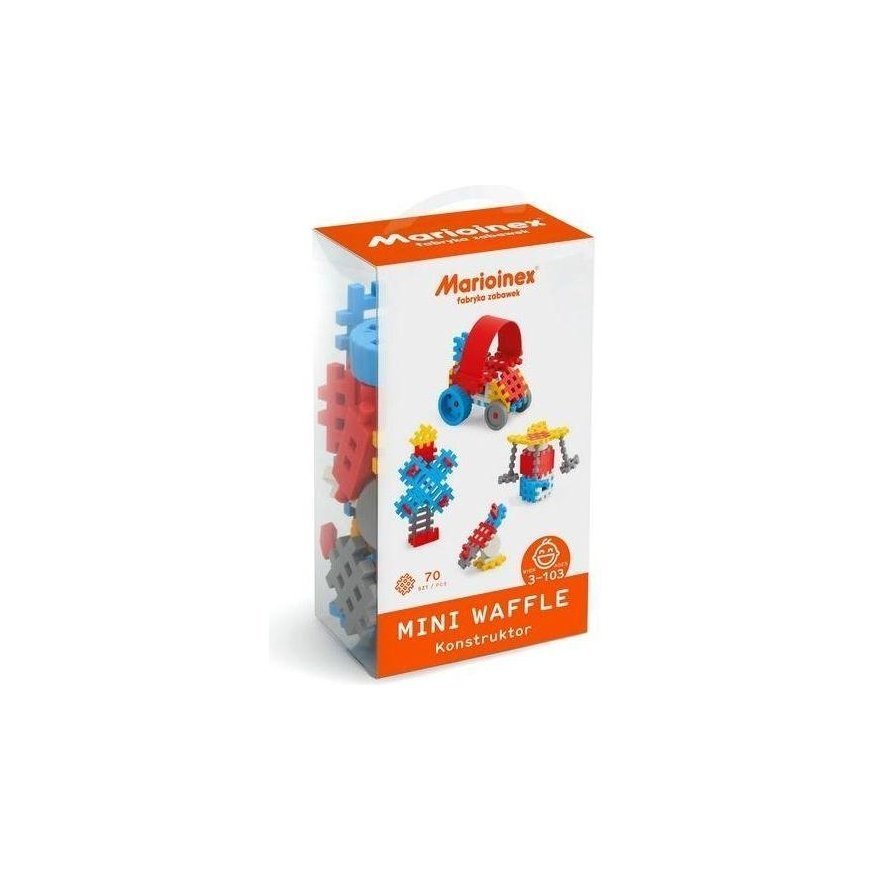 Marioinex Waffle mini blocks 70 units - for boys