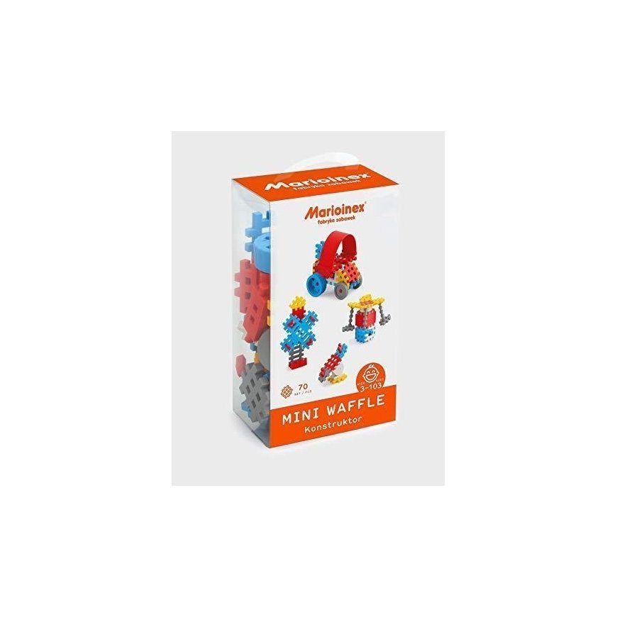 Marioinex Waffle mini blocks 70 units - for boys – 5