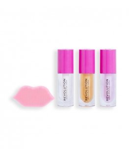 Makeup Revolution London Kiss & Go Lip Aliejus Set