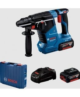 BOSCH FORGING DRILL WITH FORGING CAPABILITIES 18V 2.4J 2x5.0Ah GBH 187-LI