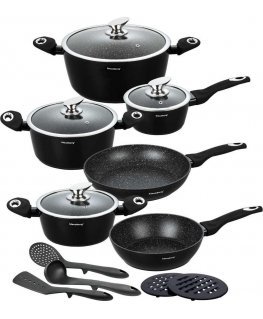 SET OF GRANITE POTS 15 ELEM. KLAUSBERG KB-7322