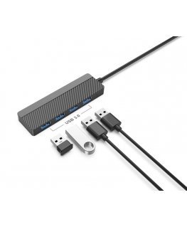 EGA H2 USB-C to 4 x USB 3.0 splitter 5 Gbps black (EU Blister)