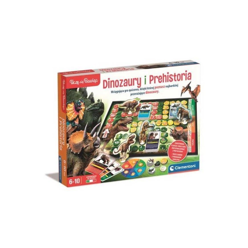 Clementoni CLE Mokausi linksmai! Dinozaurai ir priešistorė 50804