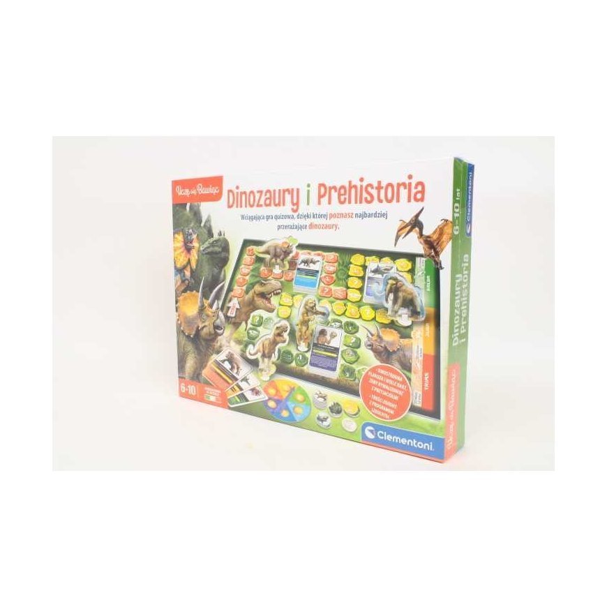 Clementoni CLE Learning is fun! Dinosaurs and Prehistory 50804 – 2