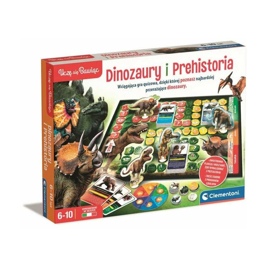 Clementoni CLE Learning is fun! Dinosaurs and Prehistory 50804 – 3