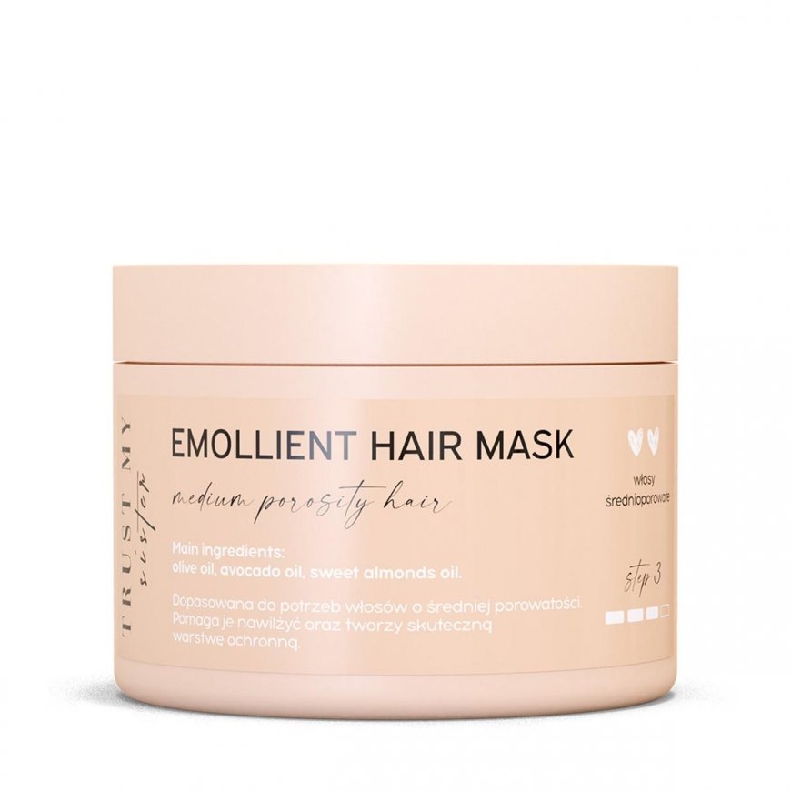 Trust My Sister Trust Emollient Hair Mask 150g minkštinamoji kaukė vidutinio poringumo plaukams – 2