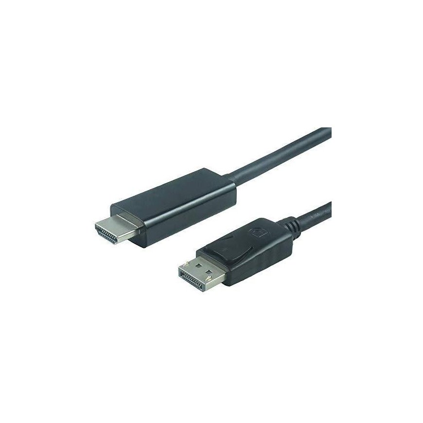 „PremiumCord DisplayPort“ – 2 m juodos HDMI laidas (kportadk04-02) – 2
